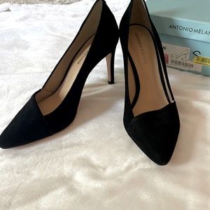 Antonio Melani Clarete Black Heels